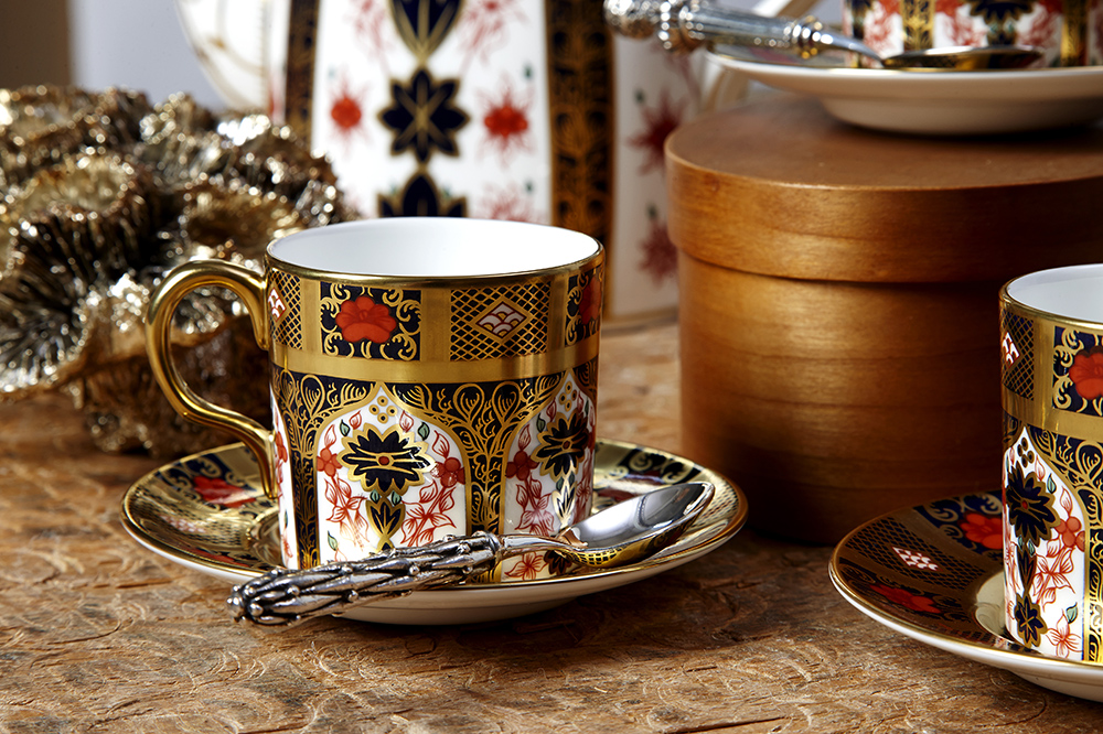 Royal Crown Derby Old Imari Solid Gold Band | Chinasearch